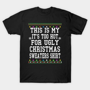 ugly christmas sweater family T-Shirt